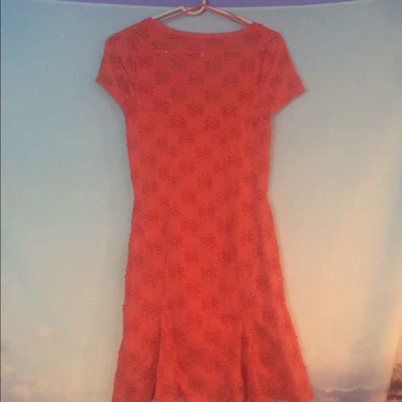 Muted orange/pink free people floral lace dress - Picture 5 of 5